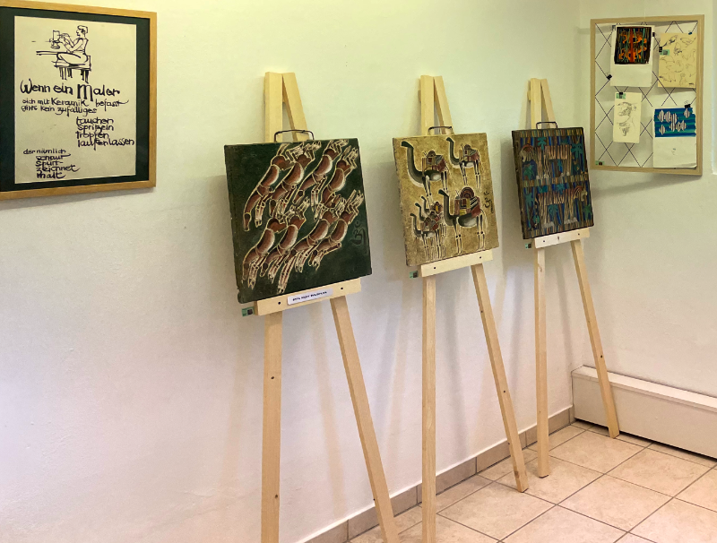 Präsentation der Fresken